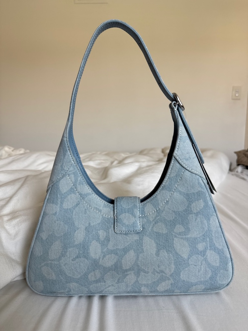 Kate Spade Nouveau Floral Denim Small Shoulder Bag NWT Retail $348 - Picture 3 of 17